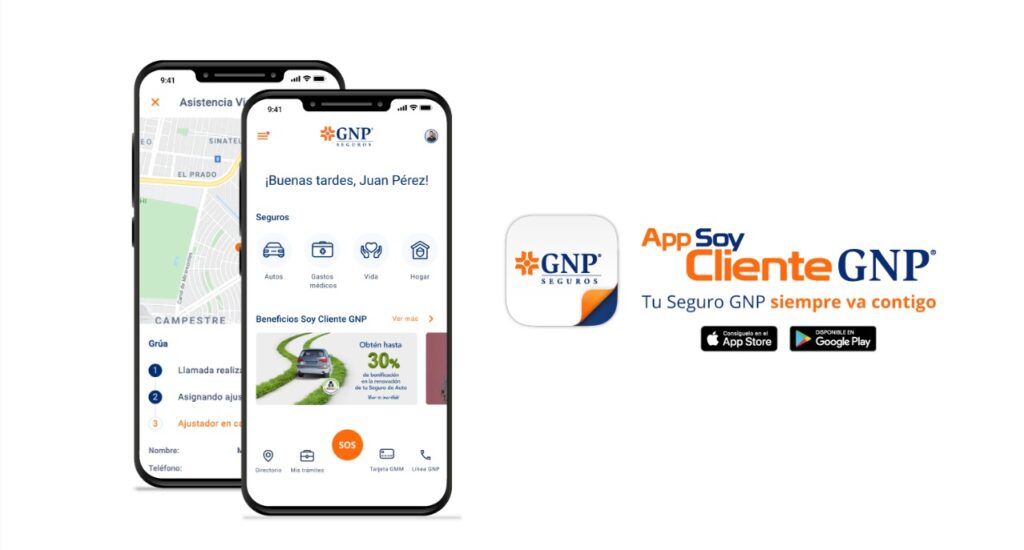 app cliente GNP vidaprotect seguro de vida